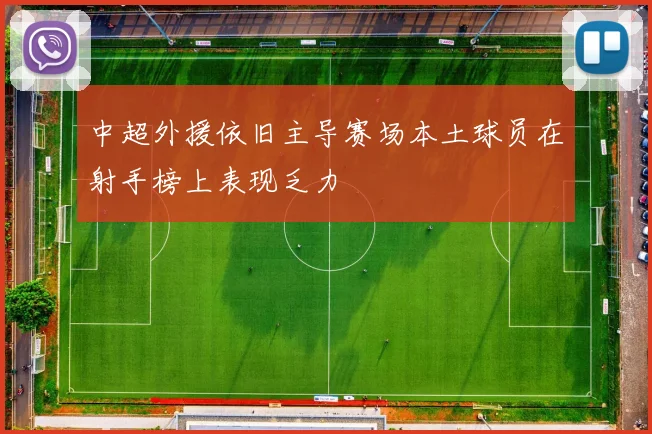 中超外援依旧主导赛场本土球员在射手榜上表现乏力
